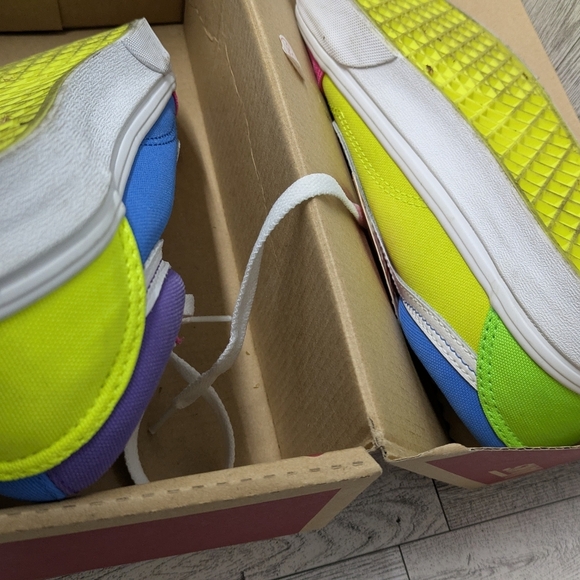 Vans Women Colorful Athletic Shoes - Pink, Blue, Purple, Green - Picture 5 of 9